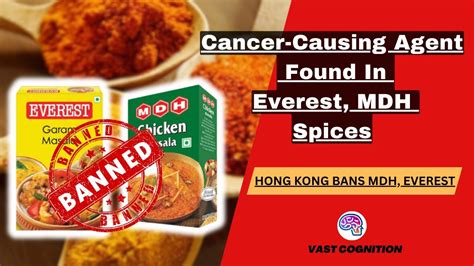 mdh everest spices cancer